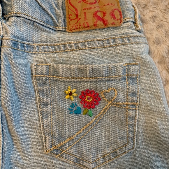 ‼️SOLD‼️Multicoloured embroidered TCP shorts. - Picture 3 of 6